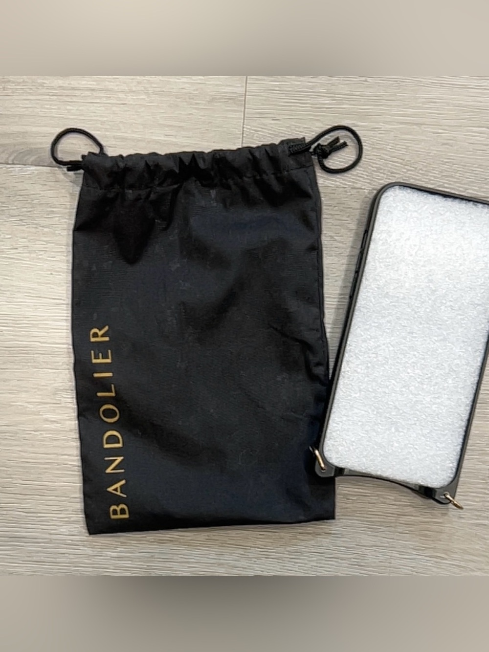 Bandolier Sheila iPhone 13 Pro Max Pyramid Studded Leather Case & Dust Bag